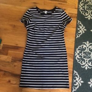 Euc fitted striped dress